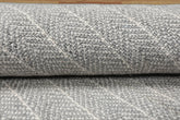 100% New Zealand Wool LoomBloom Ash Gray Multi Size Hand Tufted Berber Rug Featuring a Contemporary Herringbone Design